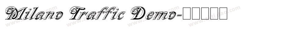 Milano Traffic Demo字体转换